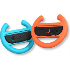 Yaxo Uchwyt do Joy-Con WHEELS SET do NS/NS2 Inferno Orange&Hydro Blue
