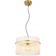 Globo Gorley 15698HM lampa wisząca zwis 1x60W E27 złota/transparentna