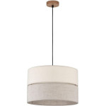 Tkkrywult Tk Lighting Eco 5772 lampa wisząca zwis 1x15W E27 czarna/drewniana