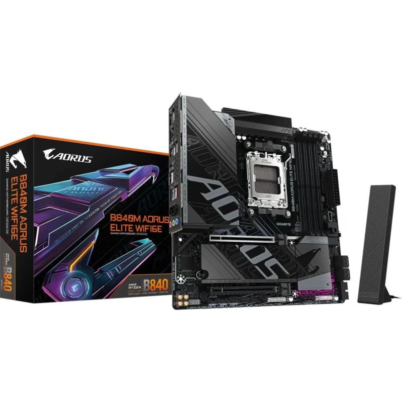 Gigabyte Płyta główna Gigabyte B840M AORUS ELITE WIFI6E