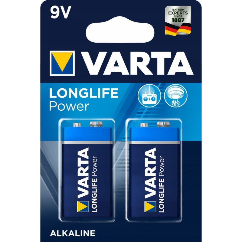 Varta Bateria LongLife Power 6LR61 2 szt.