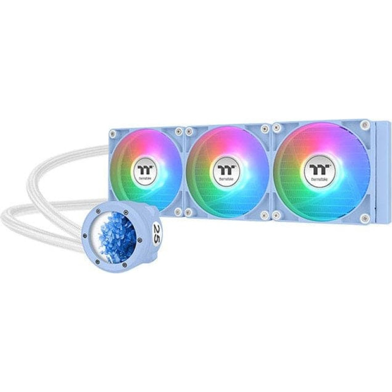 Thermaltake K Cooler Wasserkühlung Thermaltake TH360 V2 Ultra ARGB Sync All-In-One Liquid Cooler Hydrangea Blue (hellblau)