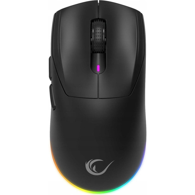 Rampage Prote M5 mysz bezprzewodowa 24000 DPI RGB LED 1K Hz czarna