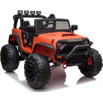 Leantoys Auto na akumulator Jeep JC666 Pomarańczowy