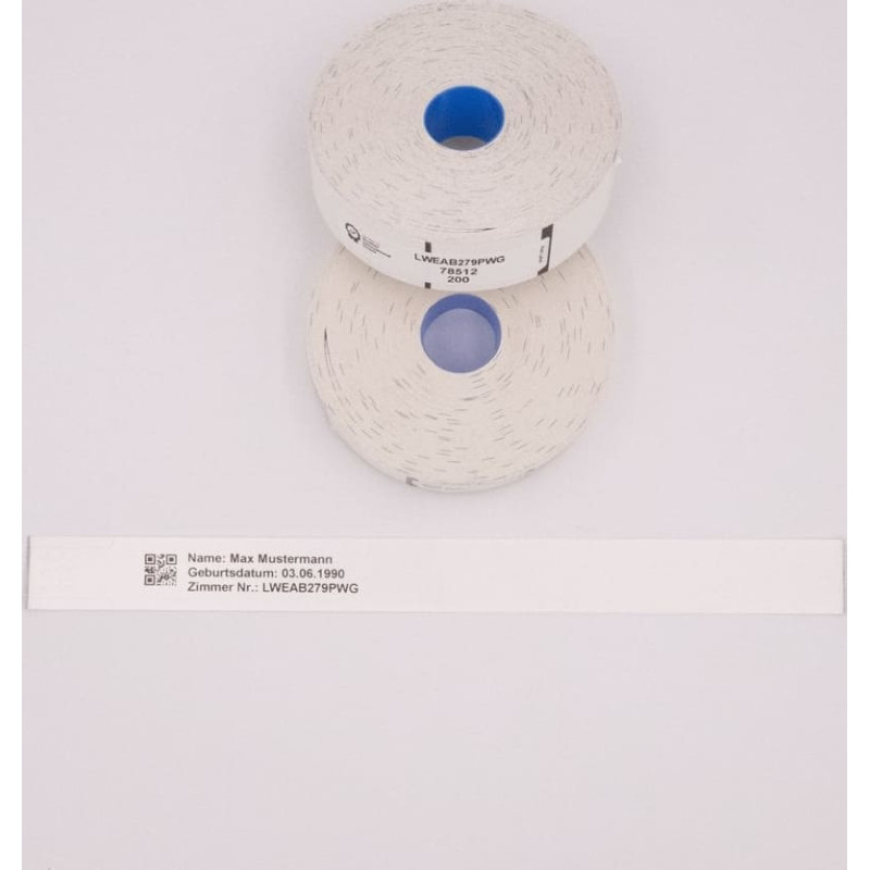 Brother LWEAB279PWG etykiet do nadruku Biały Samoprzylepne etykiety do drukowania