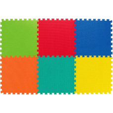 Sferazabawek Mata Piankowa Puzzle Piankowe do Zabawy dla Dzieci Edukacyjna Kolory 6 Szt.