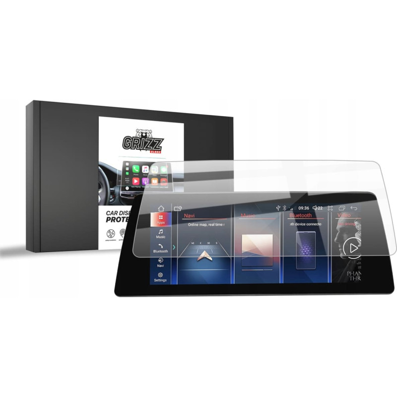 Grizzglass Folia ceramiczna GrizzGlass CarDisplay Protection do radia samochodowego Android BMW 4 F32 F33 F36 10,25