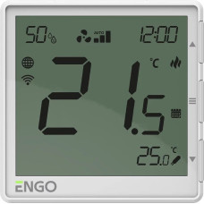 Engo EFAN-230W - Regulator klimakonwektorów, biały 230V, Internetowy, podtynkowy , WIFI