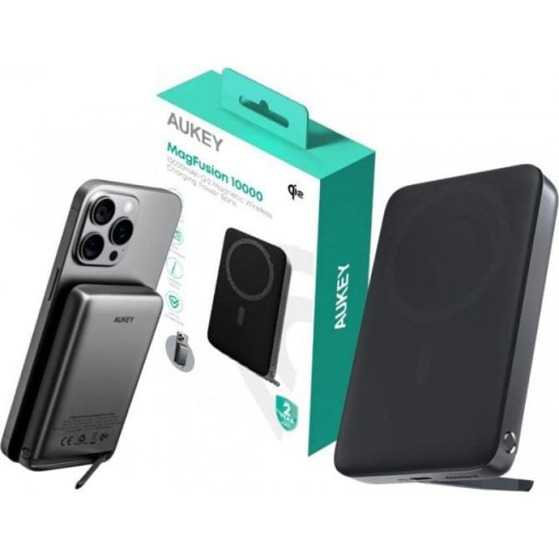 Aukey PB-MS06 bank mocy Lit 10000 mAh Czarny