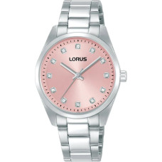 Lorus Zegarek damski Lorus RG325XX9 CYRKONIE srebrny
