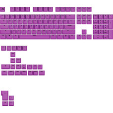 Glorious Glorious GPBT Basics Keycaps, ANSI Layout (US), PBT, Dye-Sub - Epic Purple