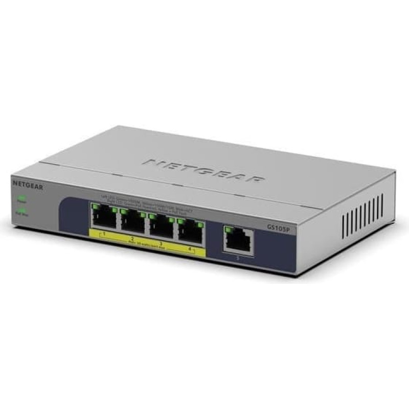 Netgear 5PT GB UNMANAGED SWCH W/POE+