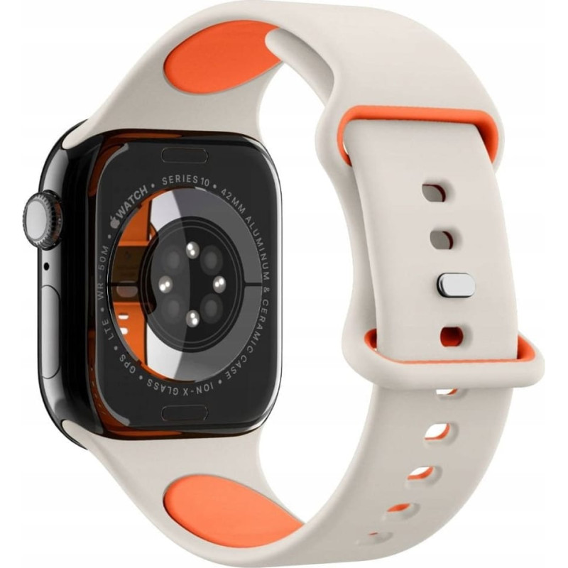 Spigen NANO POP APPLE WATCH 6 / 7 / 8 / 9 / 10 / SE (40 / 41 / 42 MM) ORANGE BEIGE