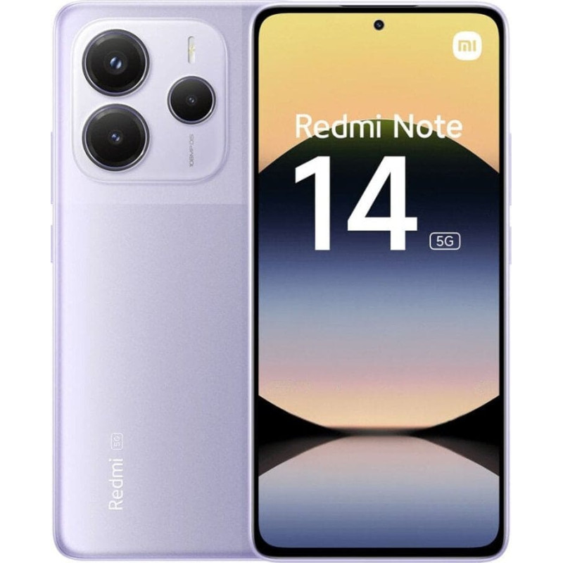 Xiaomi Smartfon Xiaomi Redmi Note 14 5G 6/128GB Fioletowy  (M0805657)