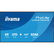 Iiyama LH6575UHS-B2AG signage display Płaski panel Digital Signage 163,8 cm (64.5
