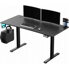 Ultradesk Biurko dla gracza LEVEL V2, 140x68cm, 72-117cm, elektycznie regulowany, bez podk�adki