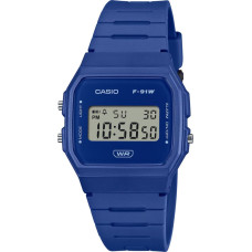 Casio Vintage Zegarek dla dzieci Casio F-91WB-2A1EF niebieski