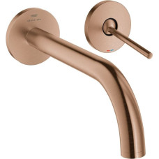 Grohe Atrio 2-otworowa bateria umywalkowa ścienna; kolor: brushed warm sunset