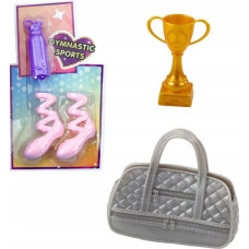 Leantoys Lalka Anlily Baletnica Ruchome Kończyny Akcesoria Buty Torba Bidon Puchar