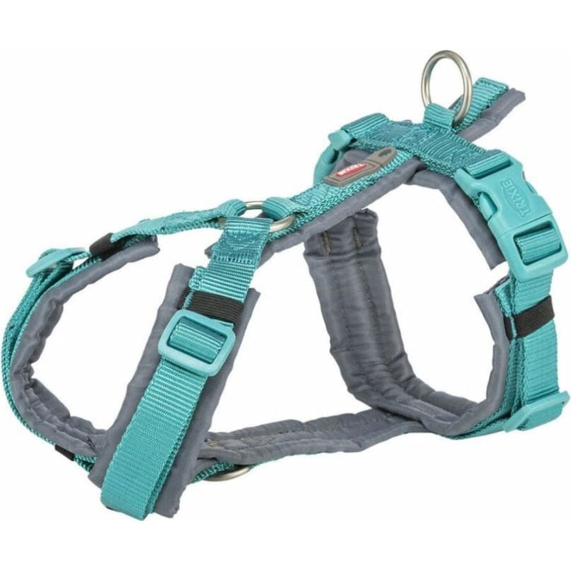 Trixie Szelki dla psa Trixie Premium Trekking Grafit Jasnoniebieski XL
