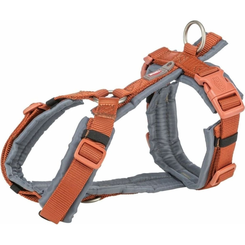Trixie Szelki dla psa Trixie Premium Trekking Pomarańczowy Grafit M/L