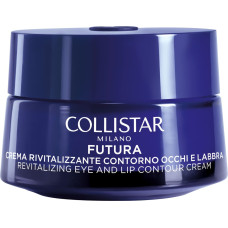 Collistar Paakių ir lūpų kontūro kremas Collistar Futura Revitalizing Eye And Lip Contour Cream, 15 ml