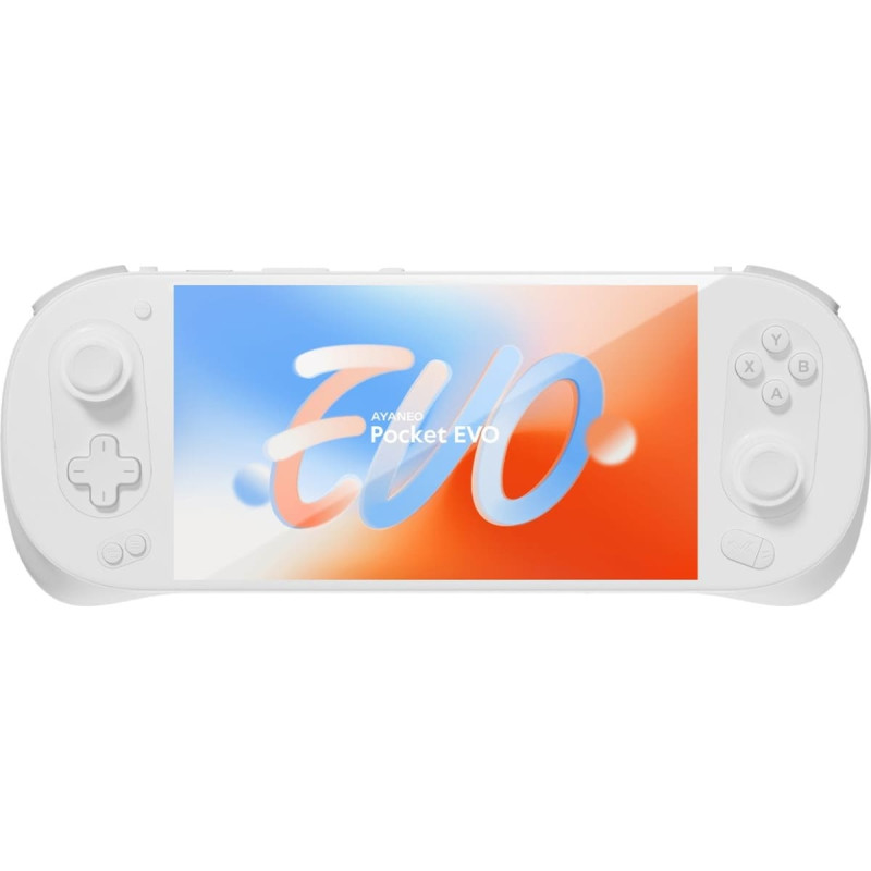 Ayaneo Pocket EVO Handheld Konsole, 7-Zoll-OLED, 120Hz, Snapdragon G3x Gen 2, 12GB LPDDR5X RAM - Sky White, 256GB