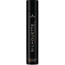 Schwarzkopf Silhouette Bardzo Mocny Lakier CZARNY 500ml