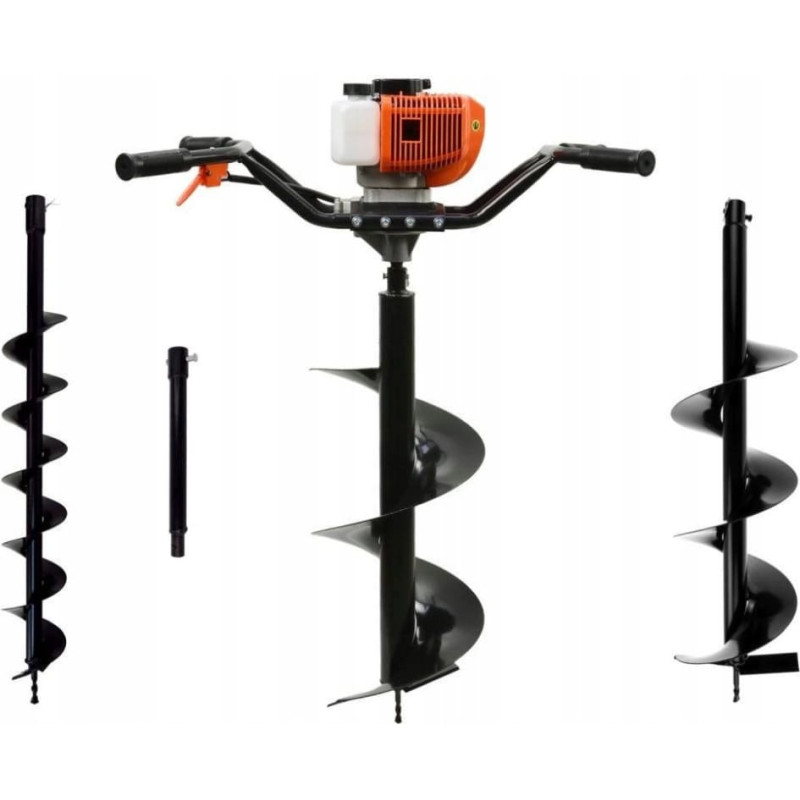 John Gardener Świder spalinowy(2os.) + wiertła(10cm,20cm,30cm) + adapter 50cm (1/2)