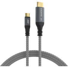 EFB Elektronik USB-HDMI-00001 adapter kablowy 1,8 m USB Type-C Czarny, Szary