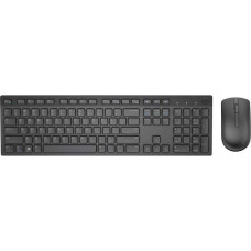 Dell KM636 klawiatura Dołączona myszka Uniwersalne RF Wireless QWERTZ Niemiecki Czarny