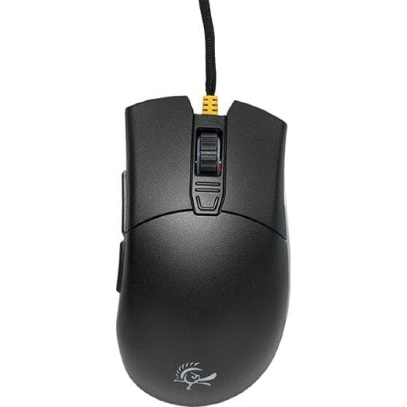 Ducky Secret M Retro Gaming Maus - schwarz
