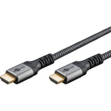 Triton Kabel Triton Przewód HDMI o dużej szybkości transmisji z Ethernetem, 15 m, Sharkskin Grey - Długość kabla 15 m