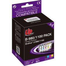 Noname Tusz UPrint kompatybilny ink / tusz z 1xblack/1xcyan/1xmagenta/1xyellow, B-980/1100 BK/C/M/Y PACK 4, dla Brother DCP-145C, 165C