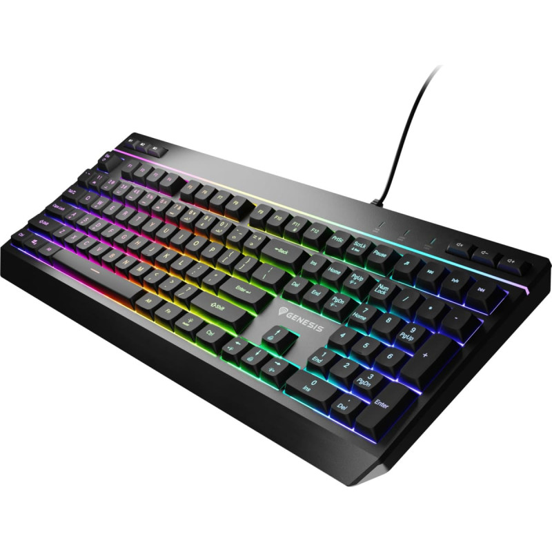Genesis KLAWIATURA DLA GRACZY GENESIS RHOD 530 RGB US PODŚWIETLENIE GAMINGOWA PROGRAMOWALNA