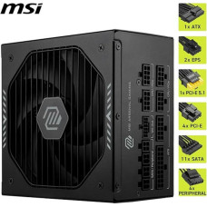 MSI MAG A1000GLS PCIE5 Netzteil 1000W 80+ Gold ATX 3.1