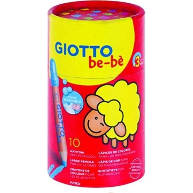 Giotto Kredki dla najmłodszych 10 kolorów GIOTTO