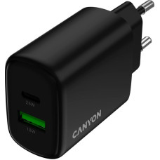 Canyon charger OnCharge 250 25W 1xPD 1xQC EU Black