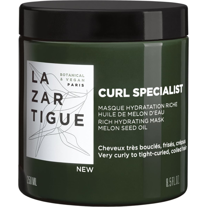 Lazartigue , Curl Specialist, Hair Treatment Cream Mask, Hydration, 250 ml For Women