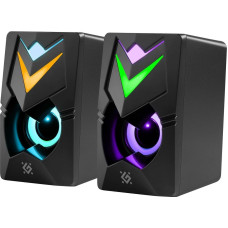 Defender GŁOŚNIKI DEFENDER J4 2.0 6W LED USB CZARNE