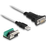 Delock Adapter USB 2.0 Typ-A zu 1 x Seriell RS-422/485 Stec.