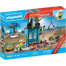 Playmobil Figures set Action Heroes 71650 Construction site