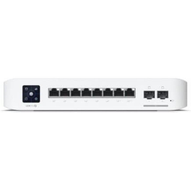 Ubiquiti UniFi USW-PRO-8-POE tīkla komutators Pārvaldīts L2/L3 Gigabit Ethernet (10/100/1000) Power over Ethernet (PoE) 1U Balts