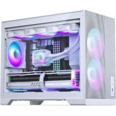 Phanteks XT M3 PC-Gehuse, Mini-Gehuse, mATX, RGB, Tempered Glass - inklusive 3x 120-mm-Lfter, wei