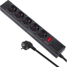 Maclean Power Strip 5 Sockets With Switch MCE219