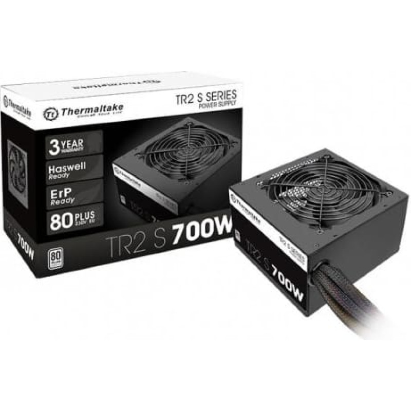 Thermaltake TR2 S Black 700W (80+ 230V EU, 2xPEG, 120mm, Single Rail)