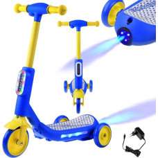 Jokomisiada Odrzutowa Hulajnoga elektryczna dla dzieci muzyka DISCO Para wodna SP0840