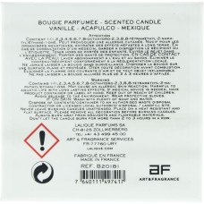 Lalique , Vanille Acapulco Mexique, Vanilla, Scented Candle, 190 g Unisex