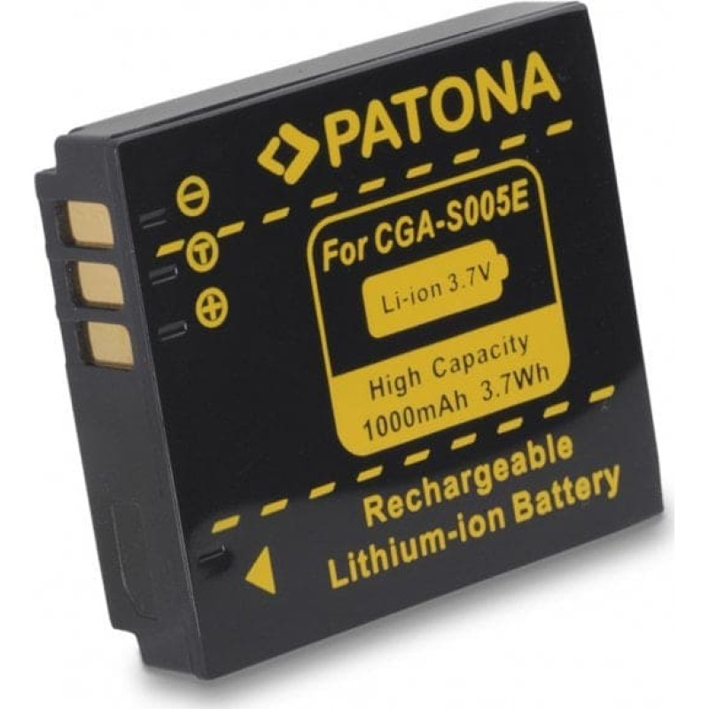 Patona Akumulator Patona Patona fotobaterie pro Panasonic CGA-S005 1000mAh
