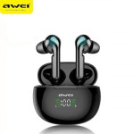 Awei Bluetooth Headphones 5.0 TWS T15P Black